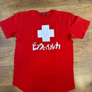 Pink Dolphin Red Graphic Tee